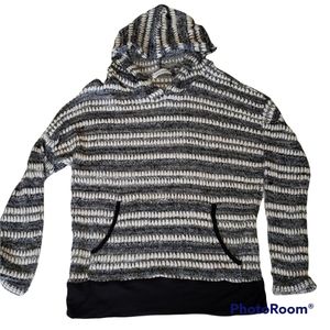 Daily Special Lightweight Hoodie Knit Sweater Top sz M